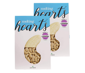 Melting Hearts Cashews Whole Classic 250 g x 2 Packs