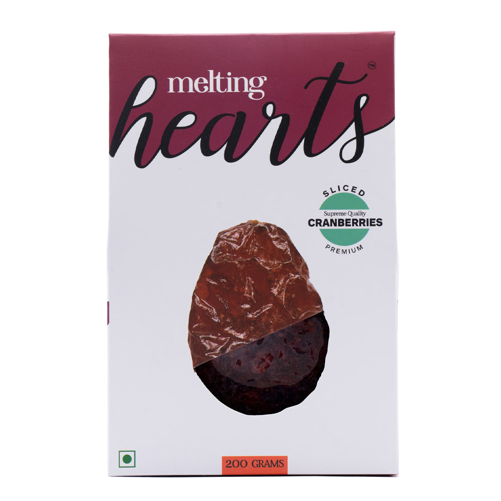 Melting Hearts Dried Cranberries Premium (Sliced) 200 g