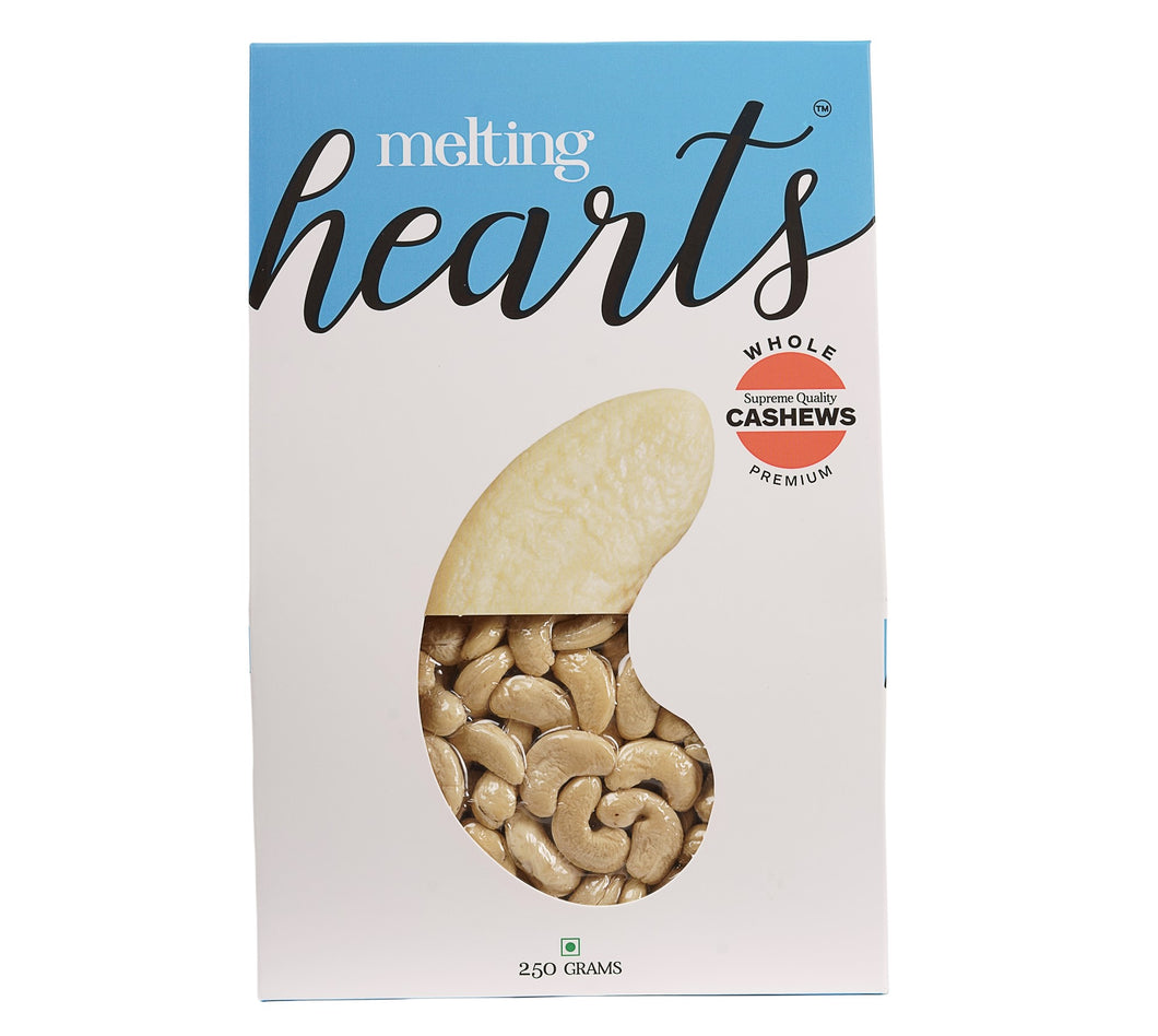 Melting Hearts Cashews Whole Premium 250 g